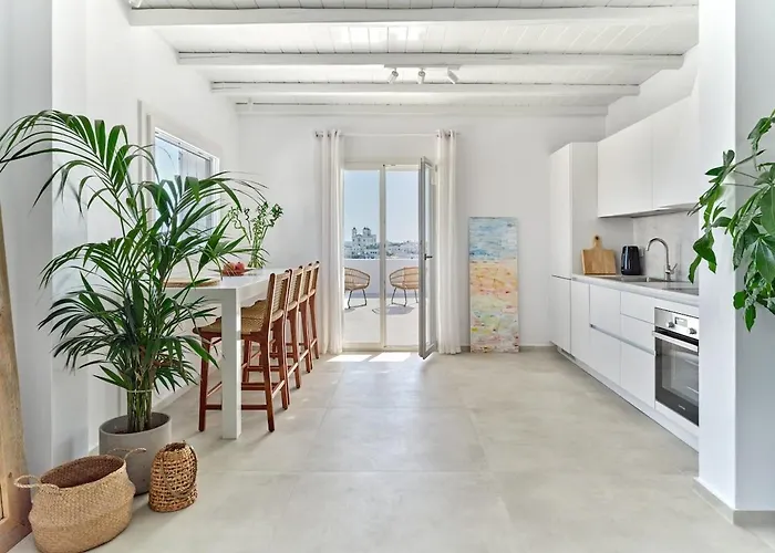 Parian Pearl Unique Seaview Villa Naousa